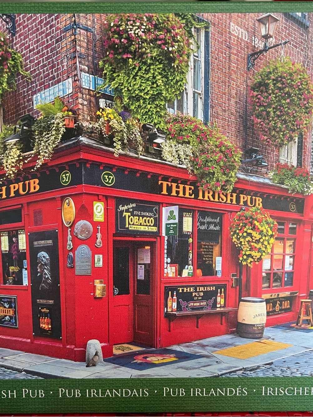 The Irish Pub Red Puzzle - 1000pc Jigsaw Puzzle
